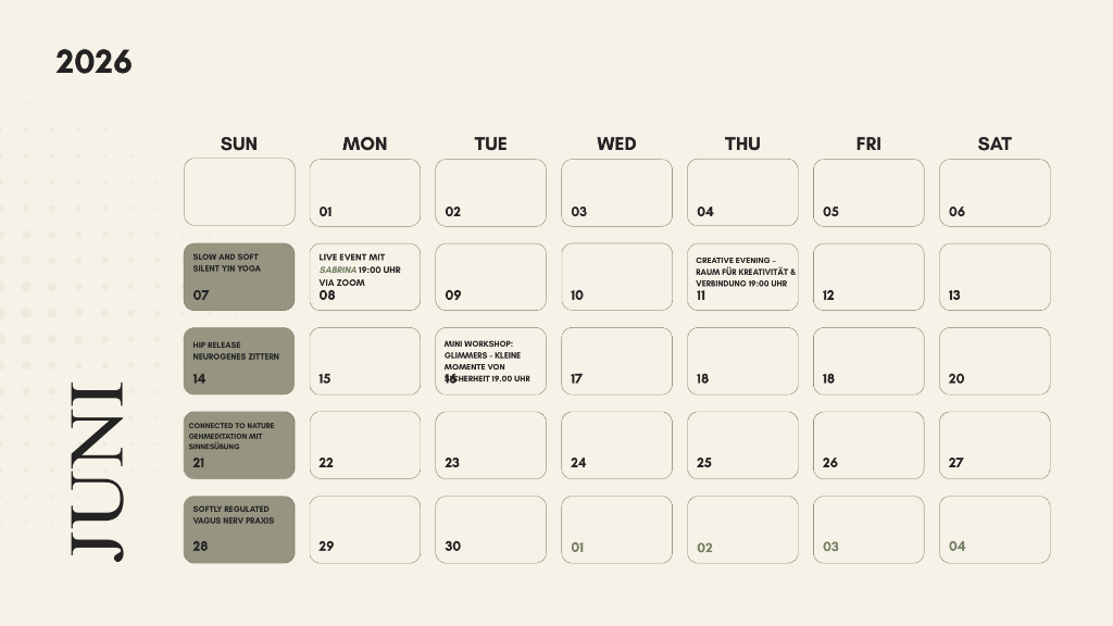 Juni Kalender